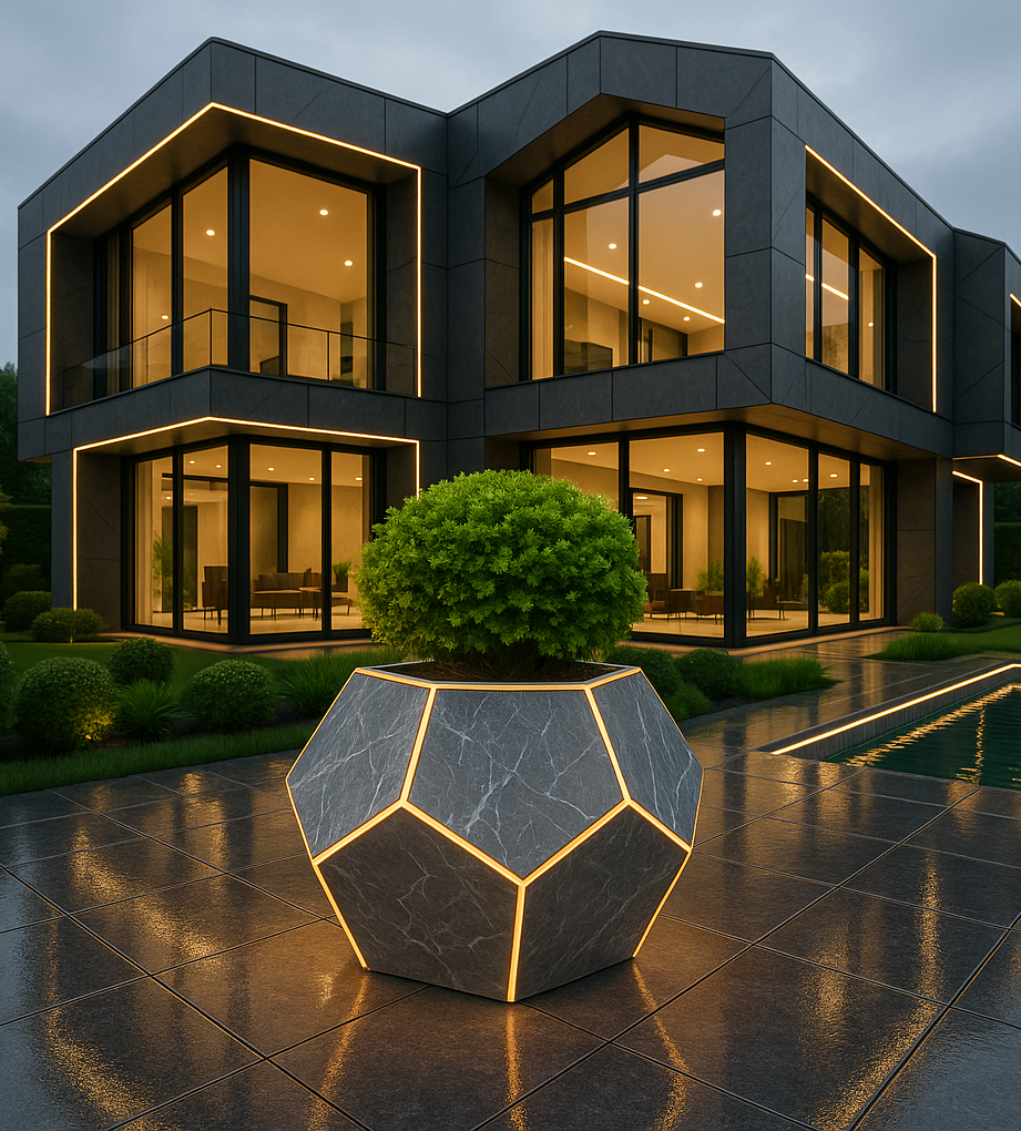 Золоте кашпо